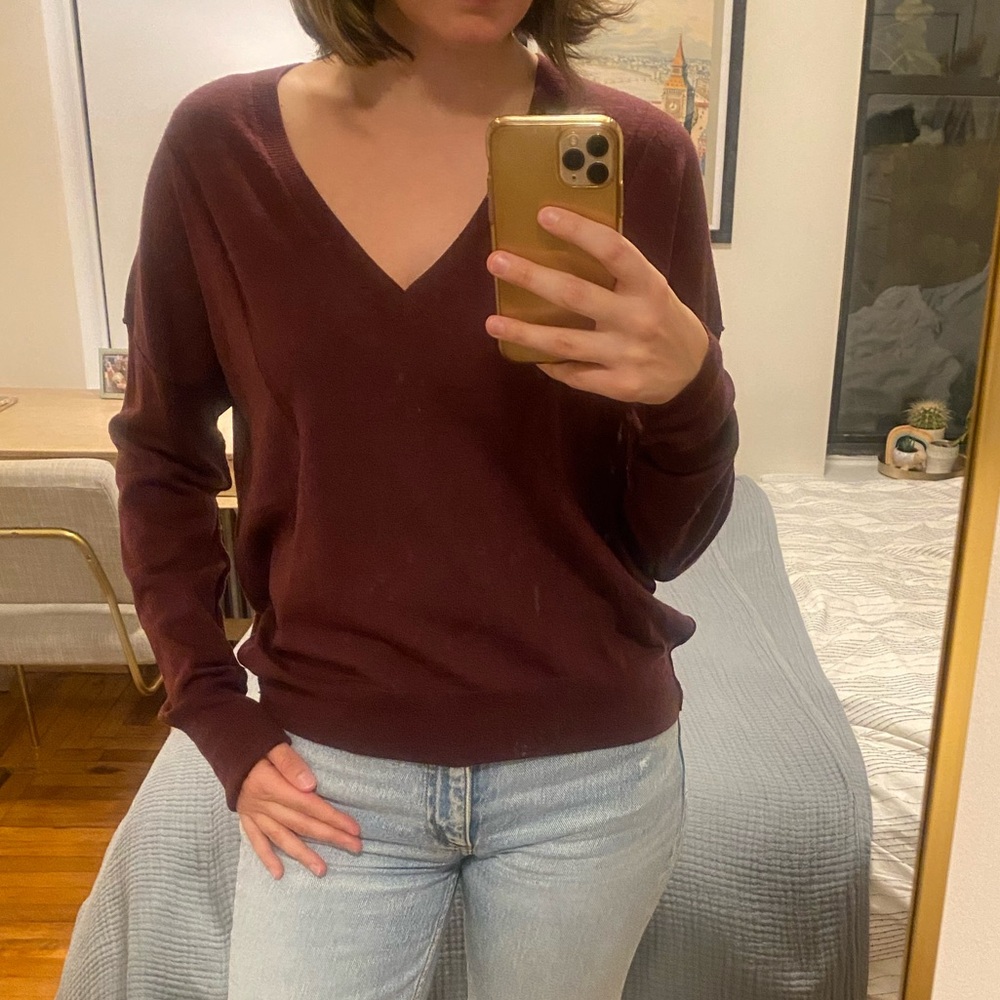 Rag & Bone Merino Wool V-neck Sweater